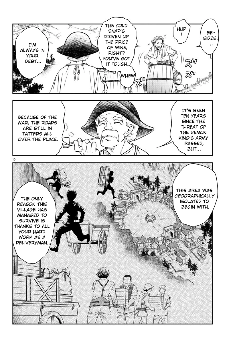 The Middle-Aged Delivery Man Who for Some Reason Ends Up Working as an Invincible Swordsman on the Side – Chapter 1 – Page 11
