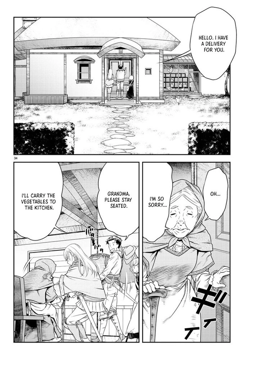 The Middle-Aged Delivery Man Who for Some Reason Ends Up Working as an Invincible Swordsman on the Side – Chapter 3 – Page 34