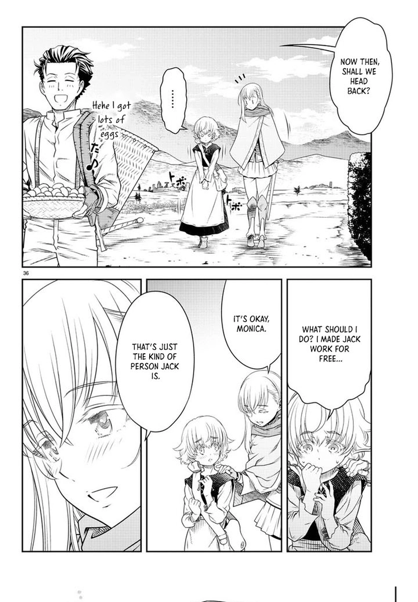 The Middle-Aged Delivery Man Who for Some Reason Ends Up Working as an Invincible Swordsman on the Side – Chapter 3 – Page 36