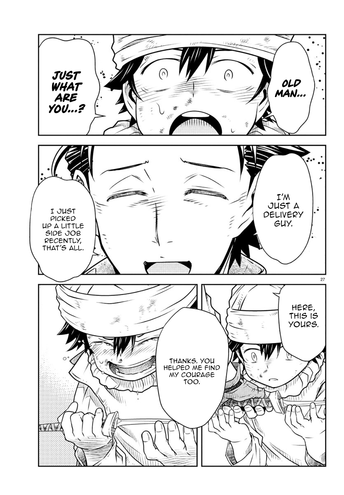 The Middle-Aged Delivery Man Who for Some Reason Ends Up Working as an Invincible Swordsman on the Side – Chapter 8 – Page 28