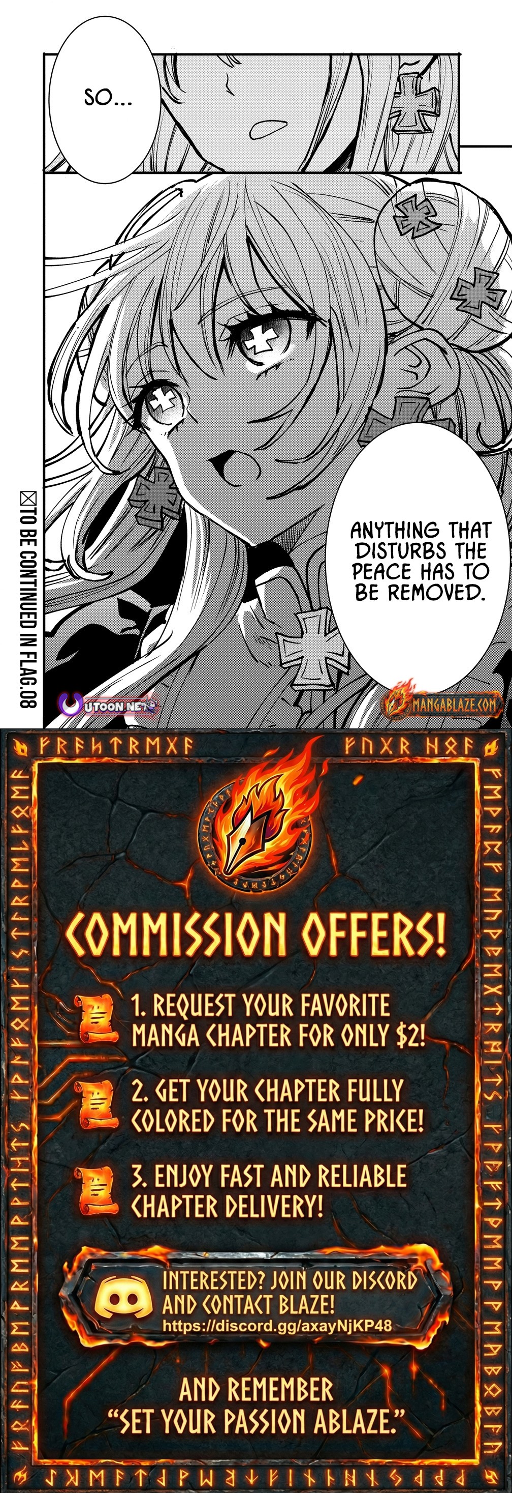 The strongest and worst secret boss, aim to avoid the destruction flag together with the reincarnated person – Chapter 7 – Page 36