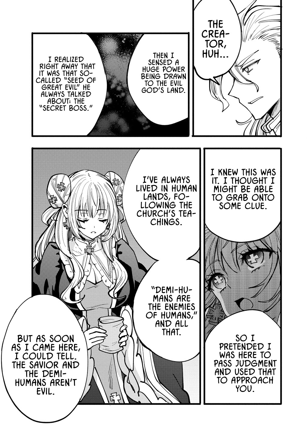 The strongest and worst secret boss, aim to avoid the destruction flag together with the reincarnated person – Chapter 9 – Page 47