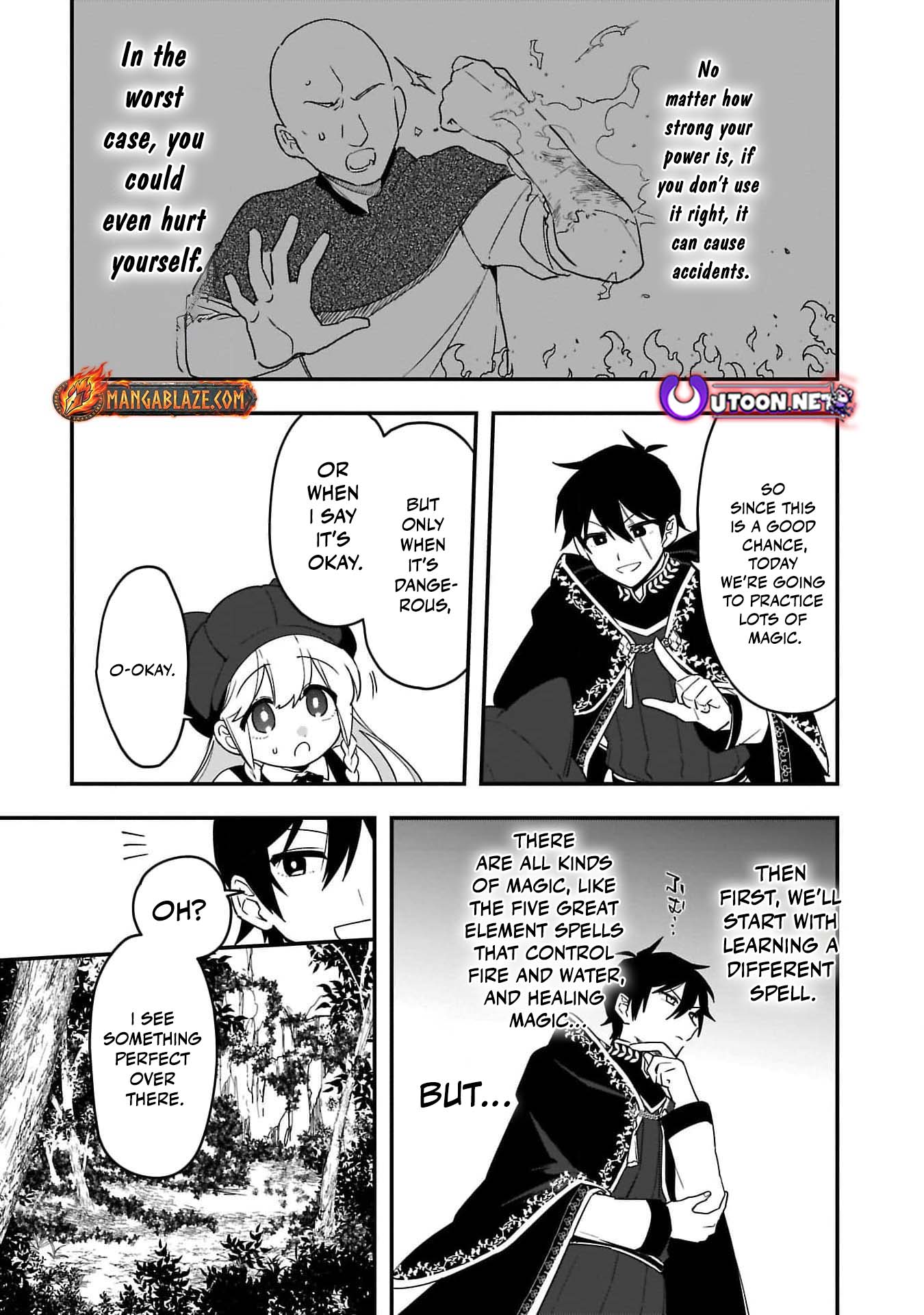Tsuihou Saikyou Kuzu (?) Kenja no Henkyou Kosodate Slow Life Kuzu da to Kanchigaisaregachi na Saikyou no Zen'nin wa Maou no Musume wo Chouzetsu Iko ni Sodateageru – Chapter 5 – Page 12