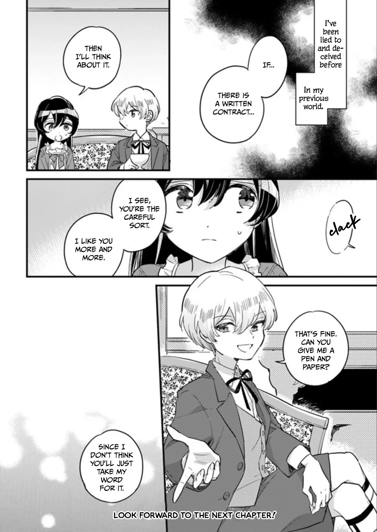 Yowaki MAX Reijou nanoni, Ratsuwan Konyakusha-sama no Kake ni Notte Shimatta – Chapter 2 – Page 4