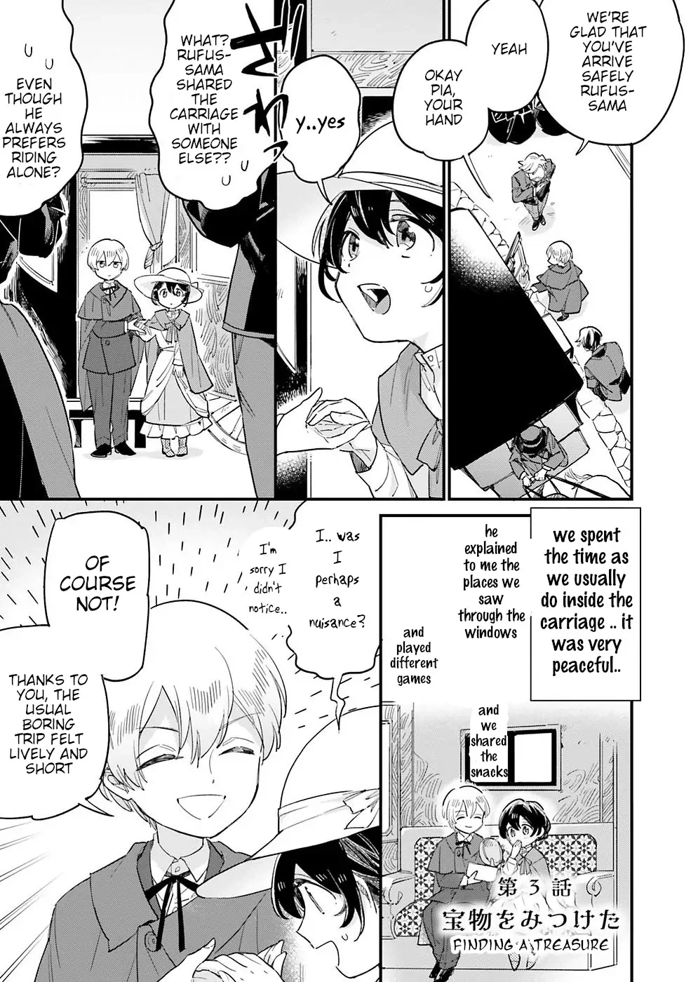 Yowaki MAX Reijou nanoni, Ratsuwan Konyakusha-sama no Kake ni Notte Shimatta – Chapter 3 – Page 1