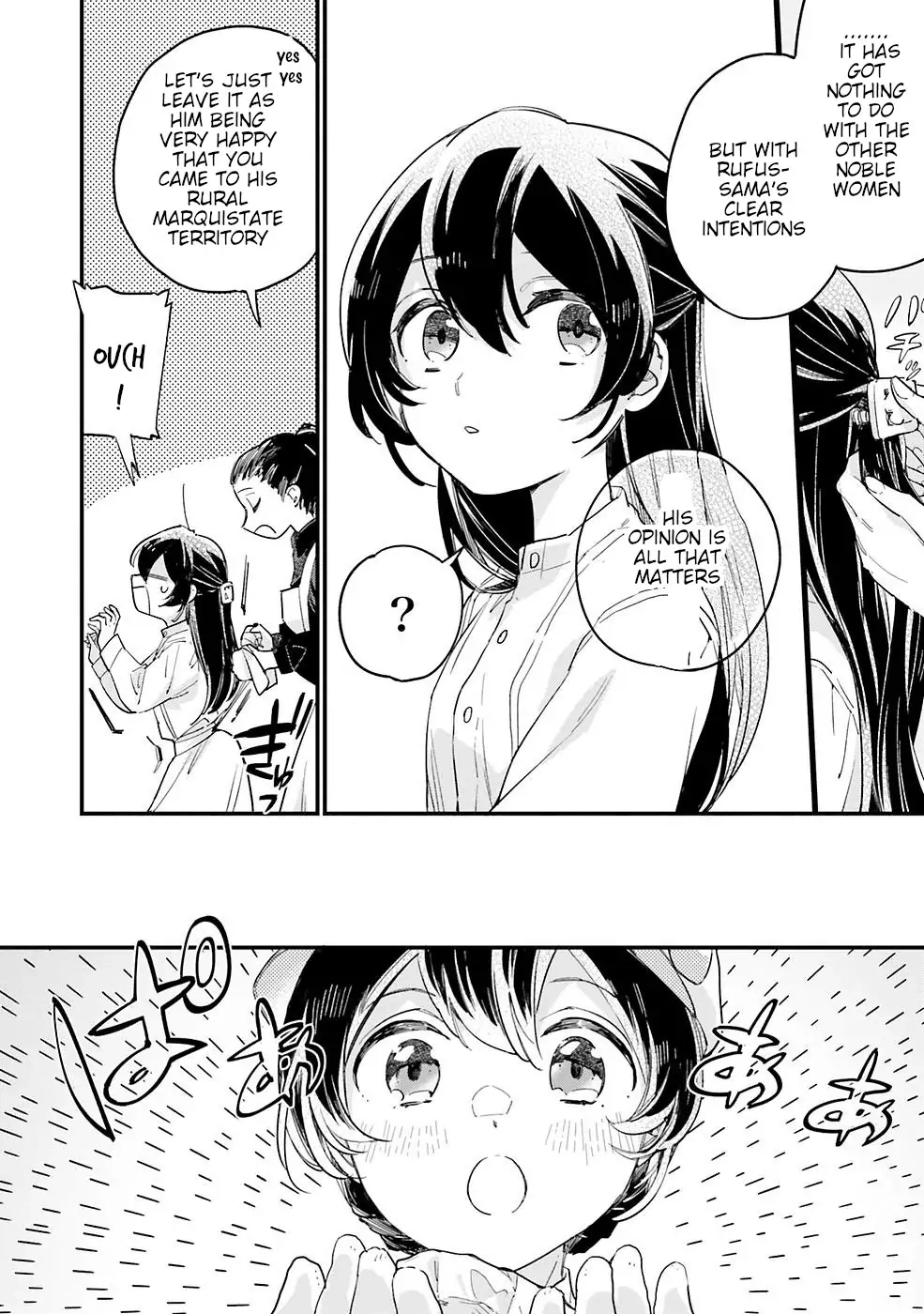 Yowaki MAX Reijou nanoni, Ratsuwan Konyakusha-sama no Kake ni Notte Shimatta – Chapter 3 – Page 4