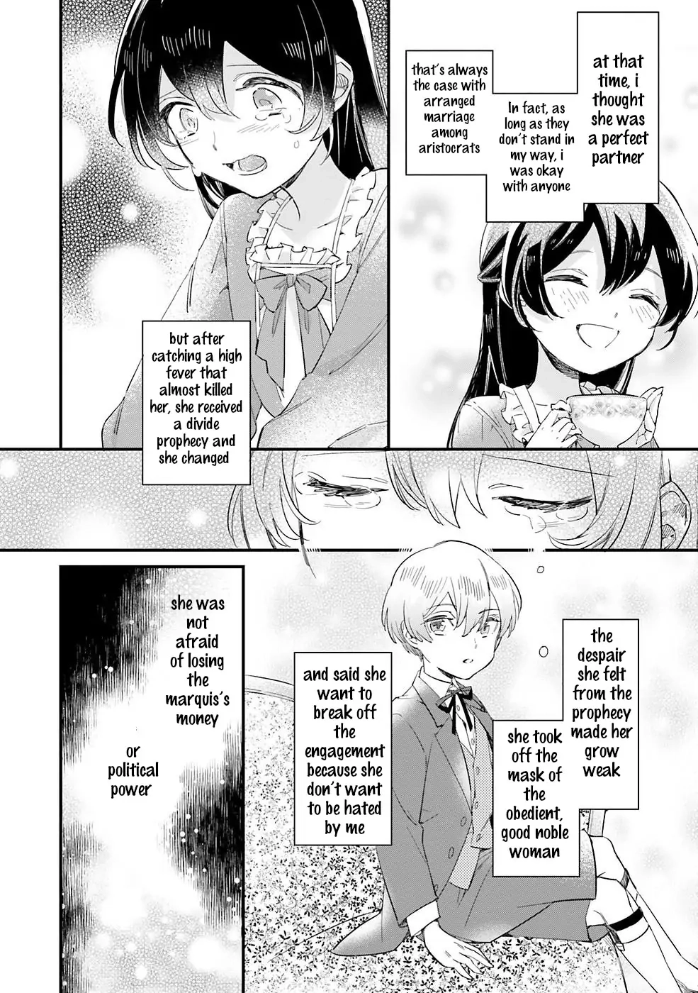 Yowaki MAX Reijou nanoni, Ratsuwan Konyakusha-sama no Kake ni Notte Shimatta – Chapter 3 – Page 22