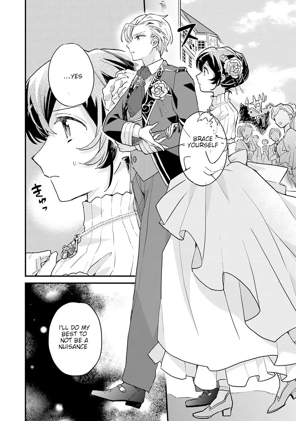 Yowaki MAX Reijou nanoni, Ratsuwan Konyakusha-sama no Kake ni Notte Shimatta – Chapter 4 – Page 28