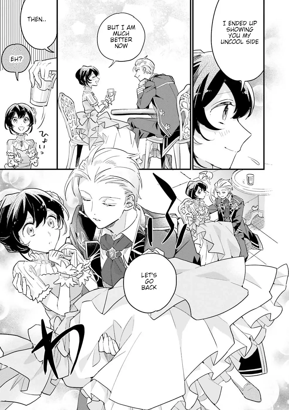 Yowaki MAX Reijou nanoni, Ratsuwan Konyakusha-sama no Kake ni Notte Shimatta – Chapter 6 – Page 9