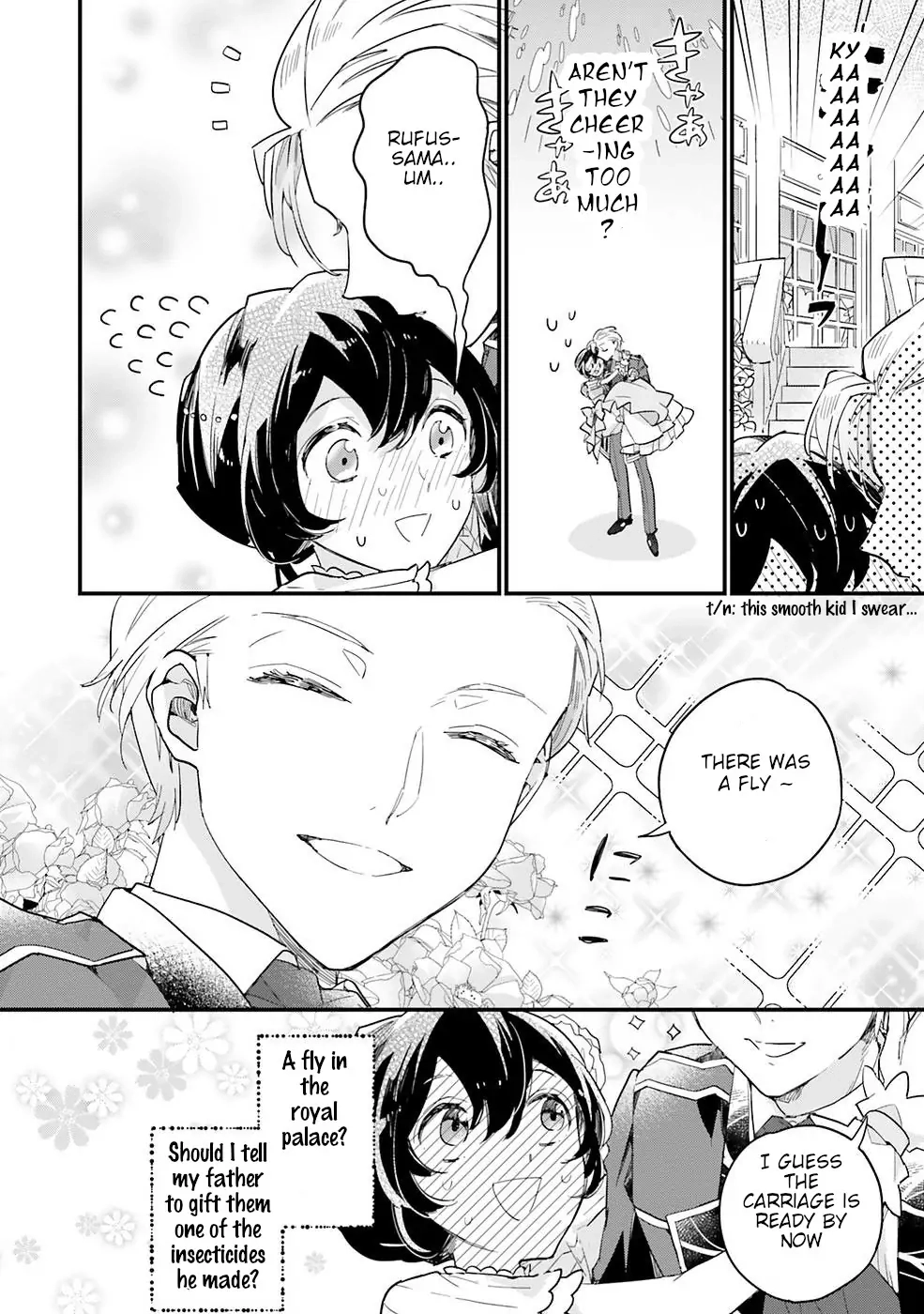 Yowaki MAX Reijou nanoni, Ratsuwan Konyakusha-sama no Kake ni Notte Shimatta – Chapter 6 – Page 12