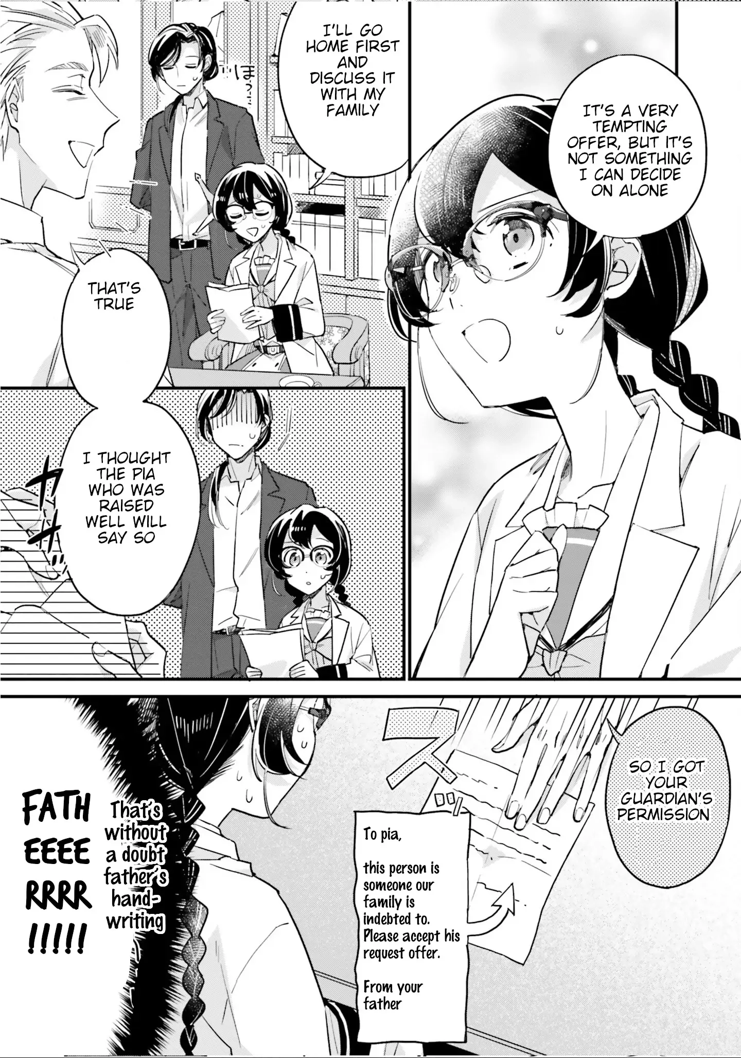 Yowaki MAX Reijou nanoni, Ratsuwan Konyakusha-sama no Kake ni Notte Shimatta – Chapter 9 – Page 27