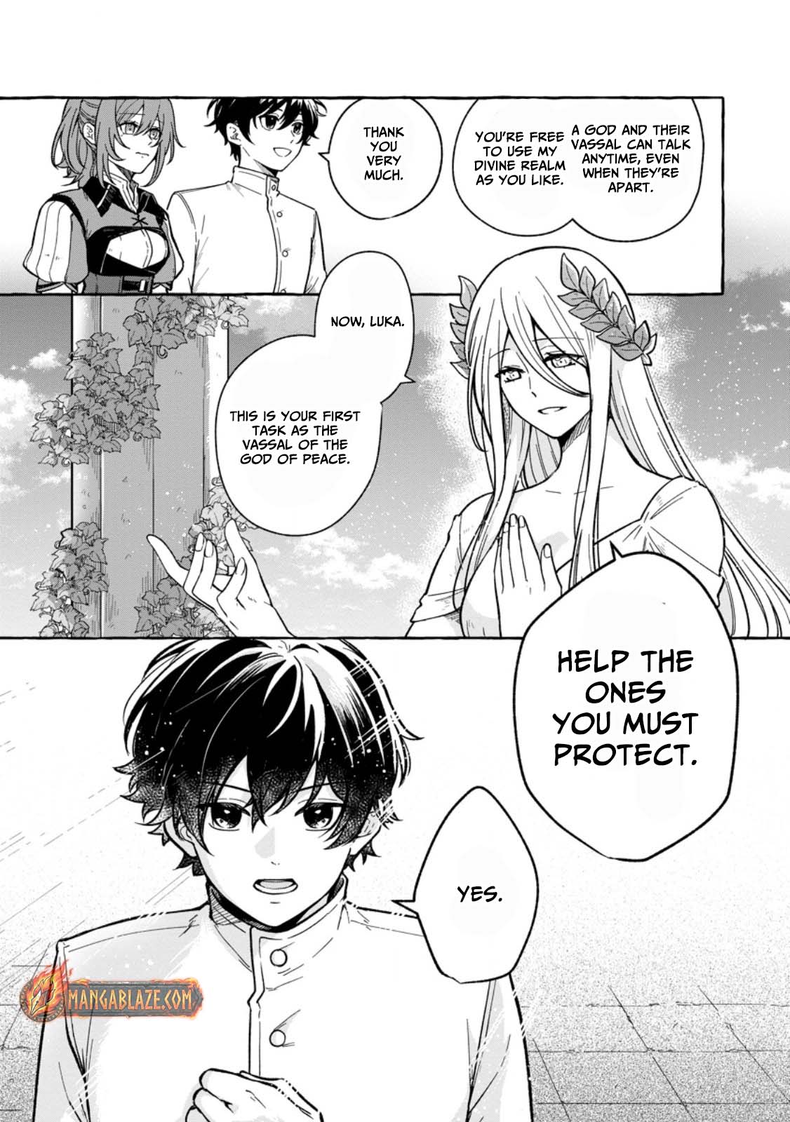 Megami no Daikousha to Natta Shounen, Banjou no Ou to Naru – Chapter 2 – Page 8