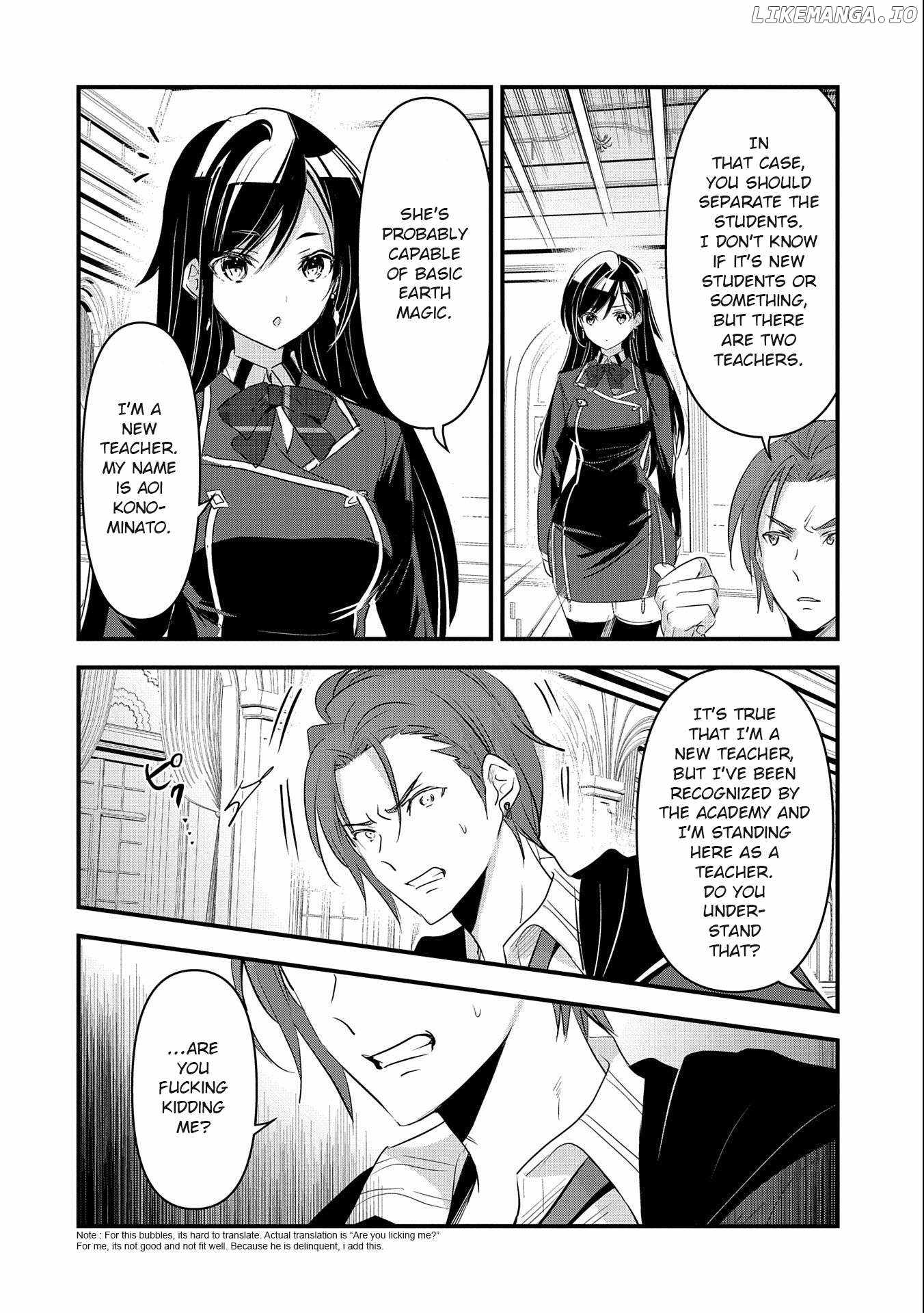 The Fearsome Witch Teaches in Another World: Ms. Aoi's Lesson Plans – Chapter 4 – Page 22
