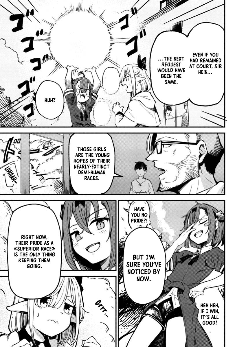 Saikyou Kyuutei Shinan-yaku no Ossan, Tsuihousareta Hekichi de Musou Suru ~Maboroshi to Natta Shuzoku no Bishoujo-tachi o Sodatete Henkyou o Kaitaku~ – Chapter 2.3 – Page 4