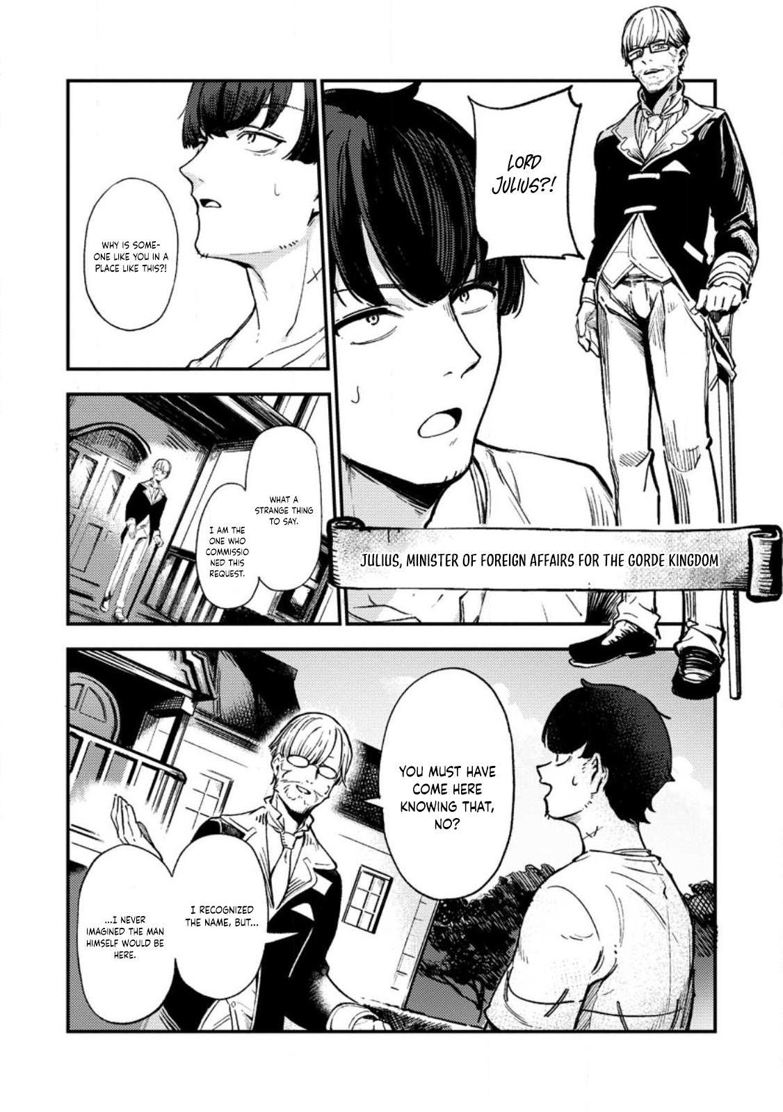 Saikyou Kyuutei Shinan-yaku no Ossan, Tsuihousareta Hekichi de Musou Suru ~Maboroshi to Natta Shuzoku no Bishoujo-tachi o Sodatete Henkyou o Kaitaku~ – Chapter 1 – Page 13