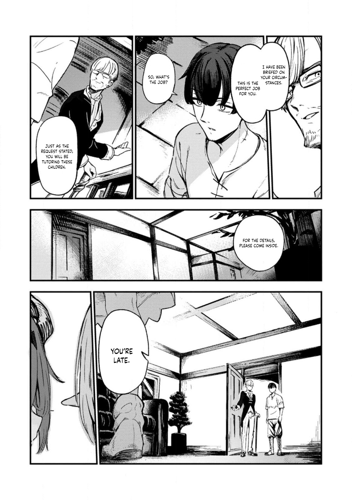 Saikyou Kyuutei Shinan-yaku no Ossan, Tsuihousareta Hekichi de Musou Suru ~Maboroshi to Natta Shuzoku no Bishoujo-tachi o Sodatete Henkyou o Kaitaku~ – Chapter 1 – Page 14