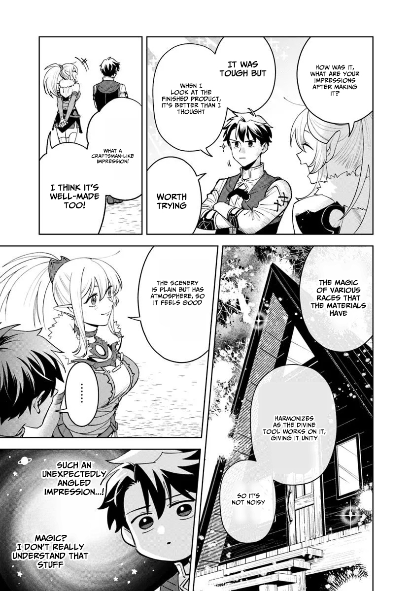 Isekai no Sumikko de Kaiteki Monozukuri Seikatsu ~Megami-sama no Kureta Koubou wa Chotto Yarisugi Seinou Datta~ – Chapter 17 – Page 20