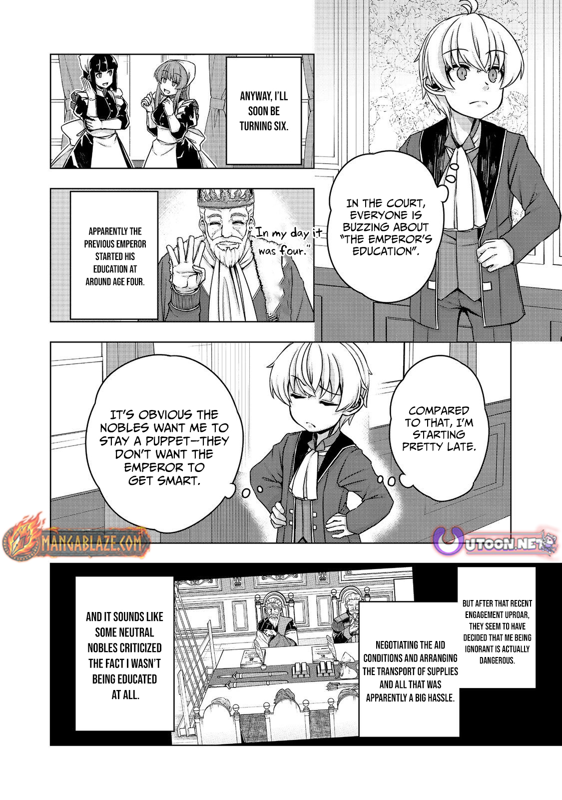 Tensei Shitara Koutei deshita ~Umare-nagara no Koutei wa Kono Saki Ikinokoreru ka~ – Chapter 14 – Page 7