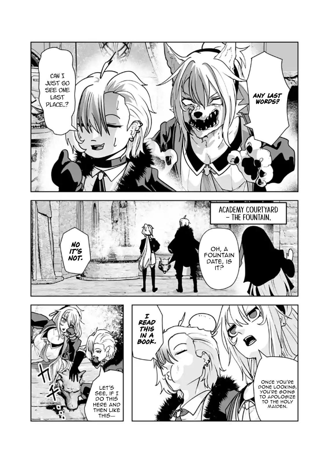 Akuyaku Kizoku ga Hirakinaotte Hametsu Furagu o Jitsuryoku de Hataki Otteitara, Itsunomanika Hirointachi Kara Eiyuushi Sareru you ni Natta ken – Chapter 03.1 – Page 10