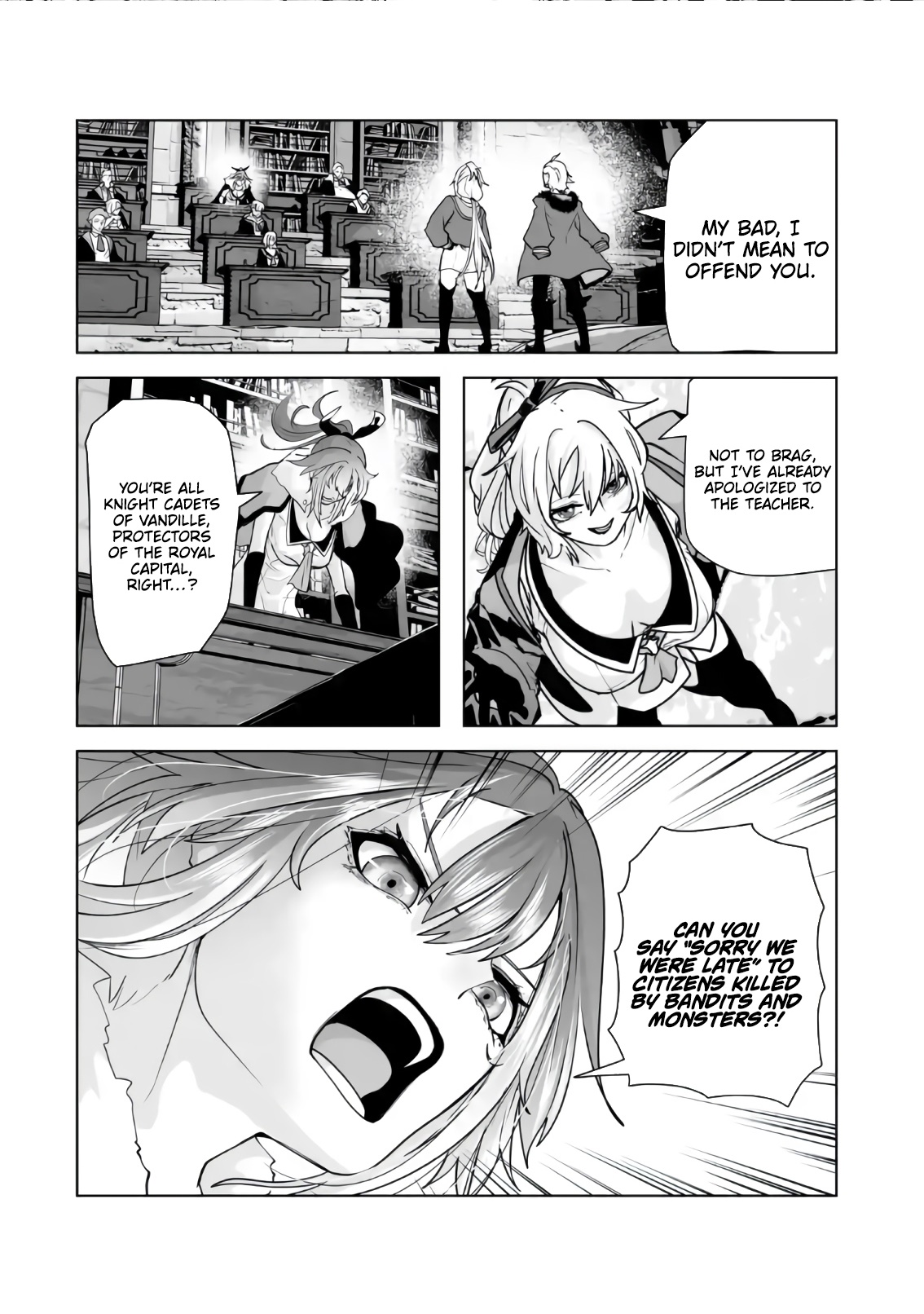 Akuyaku Kizoku ga Hirakinaotte Hametsu Furagu o Jitsuryoku de Hataki Otteitara, Itsunomanika Hirointachi Kara Eiyuushi Sareru you ni Natta ken – Chapter 04 – Page 4