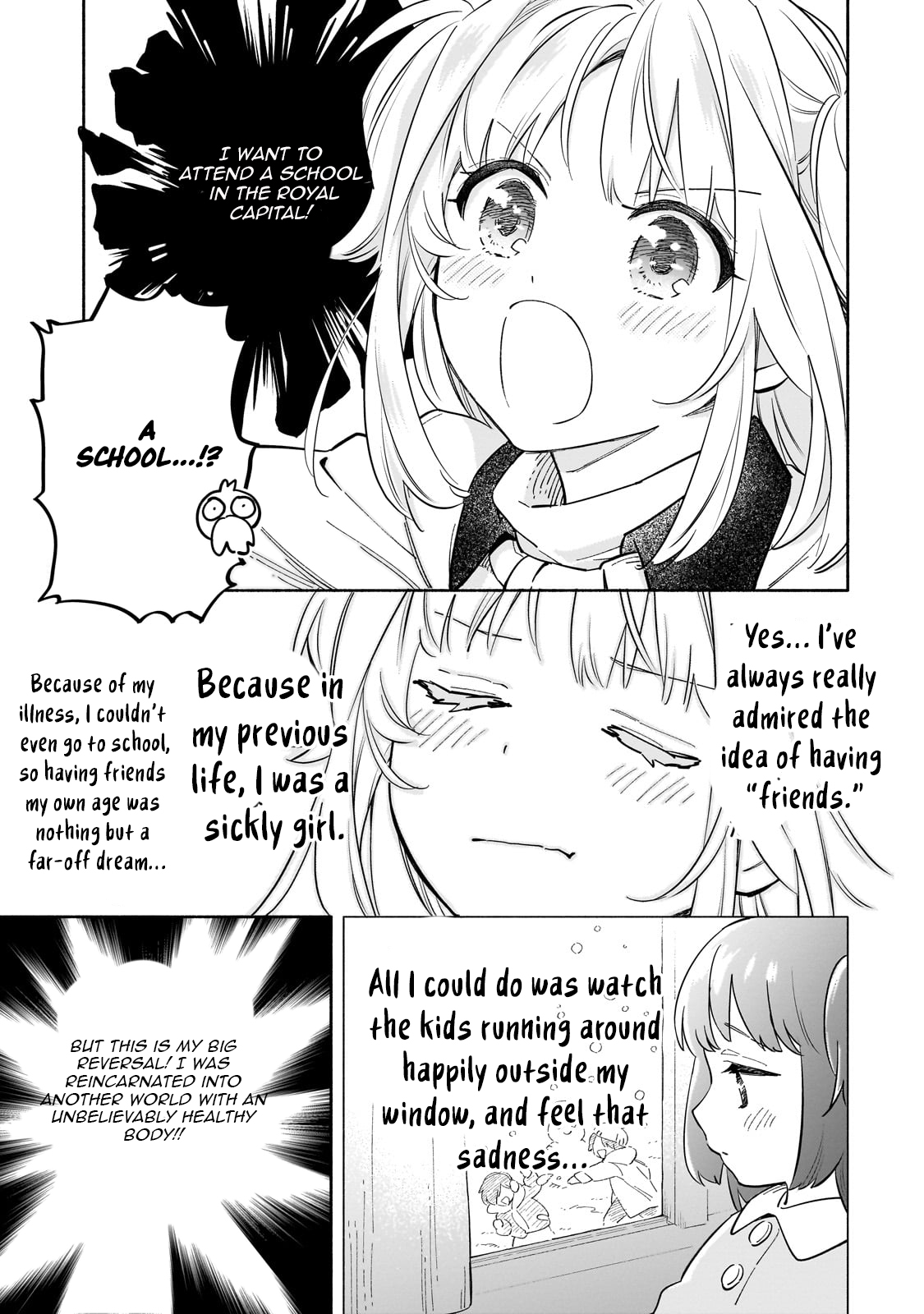 Byoujaku Shoujo, Tensei Shite Kenkou na Nikutai (Saikyou) wo Te ni Ireru – Chapter 01 – Page 18