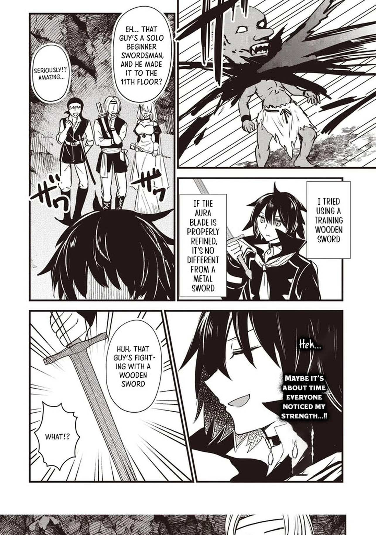 Goku Ken no Slash - Shokyu Skill Kiwametara, Itsunomanika Meikyu Toshi Saikyo ni Natteta Ndaga – Chapter 01 – Page 43