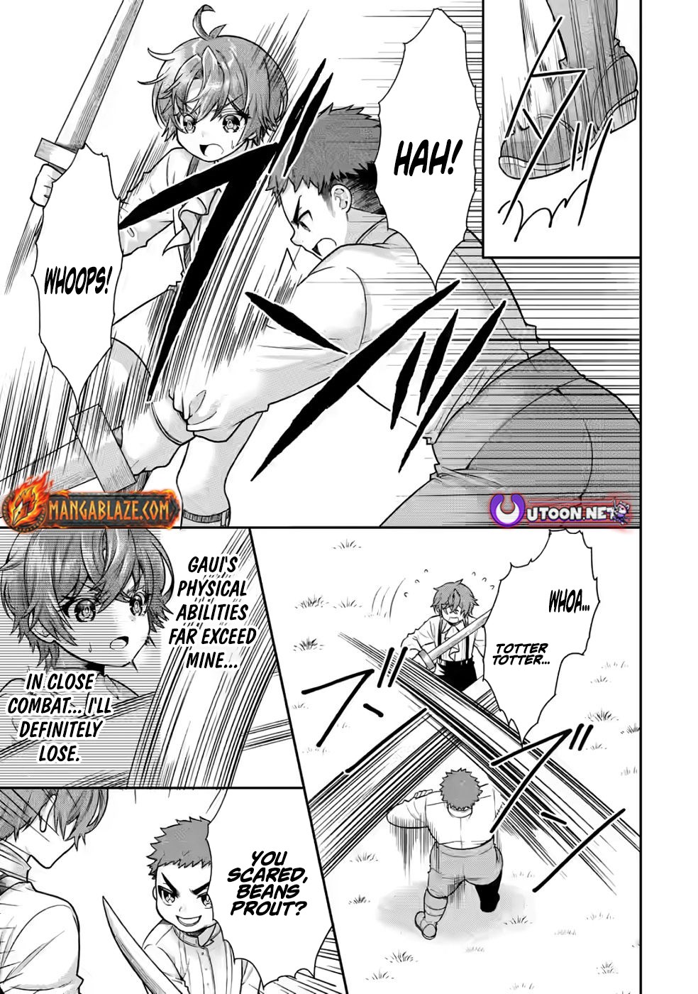 Nazo no Kodomo — Maryoku Zero no Ochikobore, Sūhi-jutsu de Nariagaru – Chapter 05 – Page 7