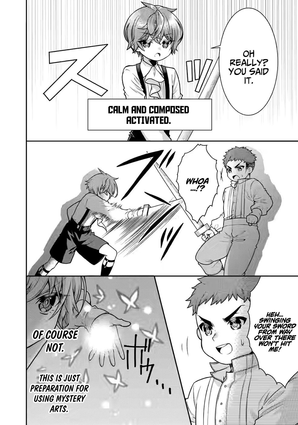 Nazo no Kodomo — Maryoku Zero no Ochikobore, Sūhi-jutsu de Nariagaru – Chapter 05 – Page 8