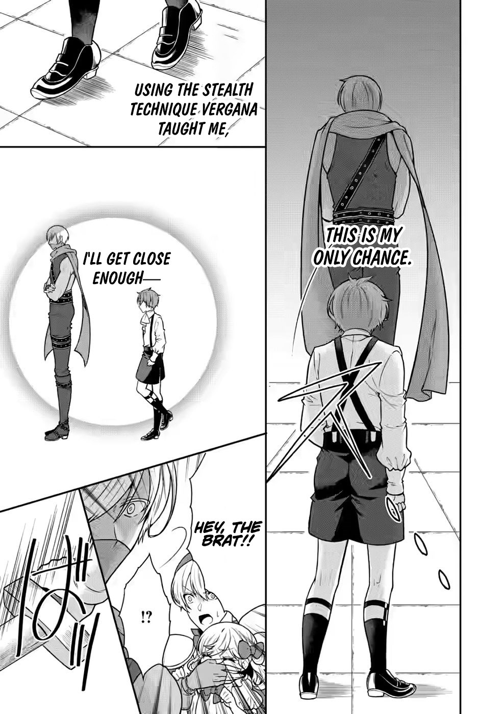 Nazo no Kodomo — Maryoku Zero no Ochikobore, Sūhi-jutsu de Nariagaru – Chapter 04 – Page 5