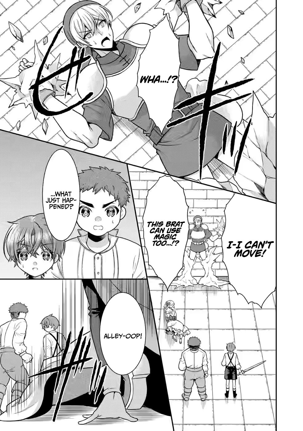 Nazo no Kodomo — Maryoku Zero no Ochikobore, Sūhi-jutsu de Nariagaru – Chapter 04 – Page 9