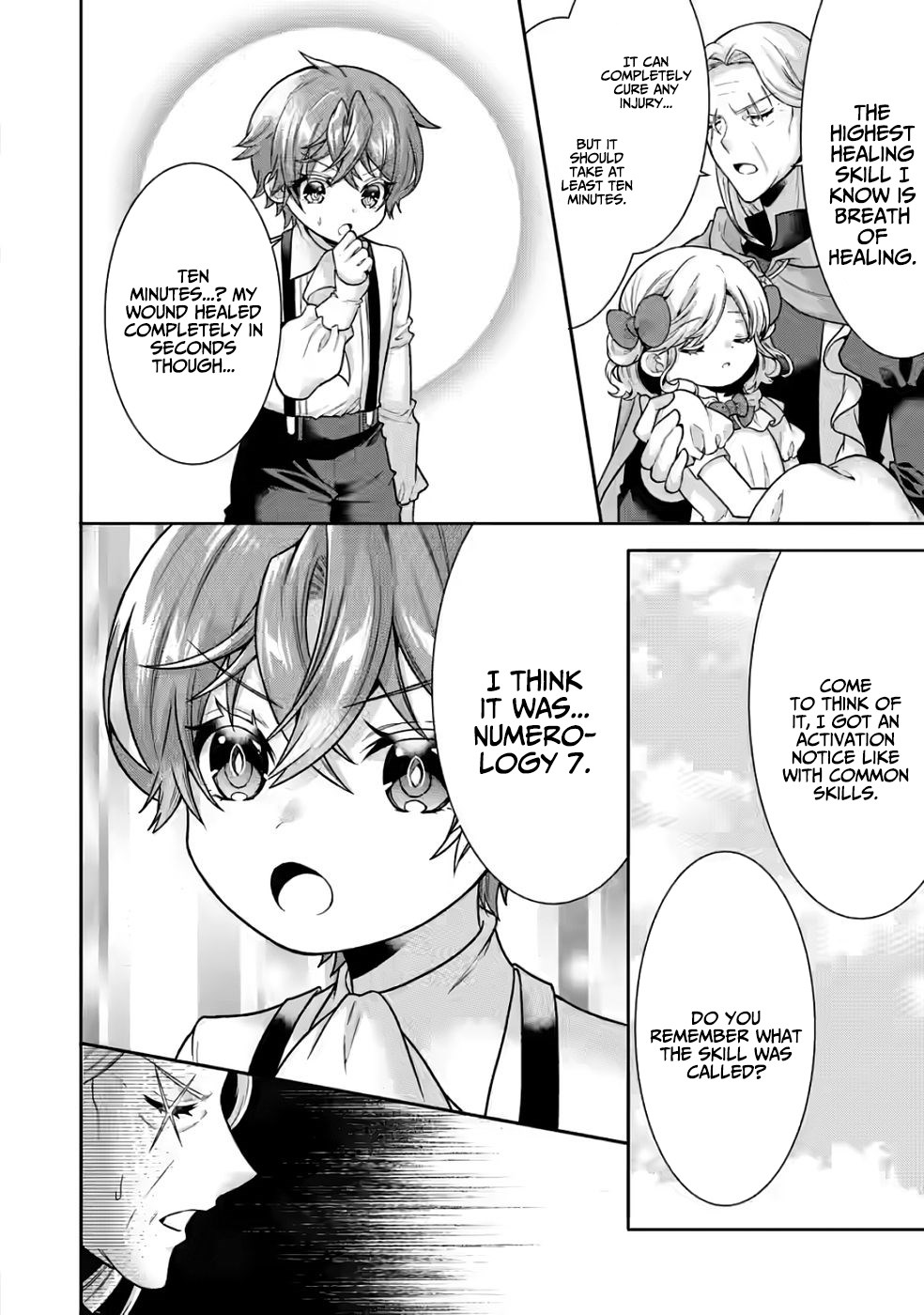 Nazo no Kodomo — Maryoku Zero no Ochikobore, Sūhi-jutsu de Nariagaru – Chapter 04 – Page 12