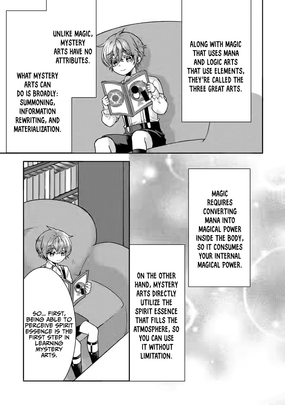 Nazo no Kodomo — Maryoku Zero no Ochikobore, Sūhi-jutsu de Nariagaru – Chapter 04 – Page 27