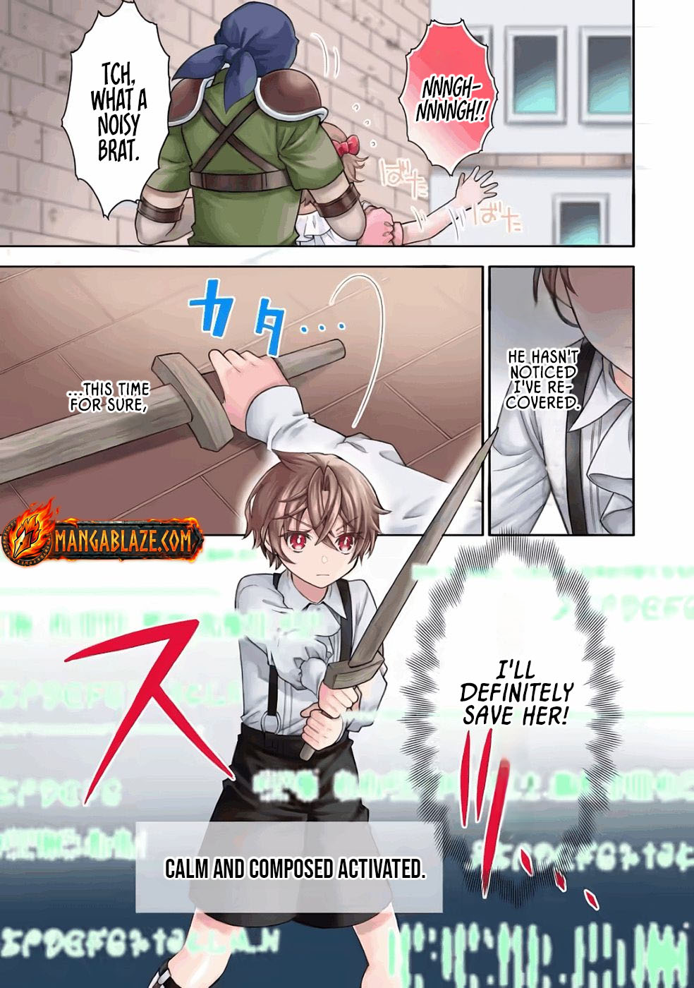 Nazo no Kodomo — Maryoku Zero no Ochikobore, Sūhi-jutsu de Nariagaru – Chapter 01 – Page 7