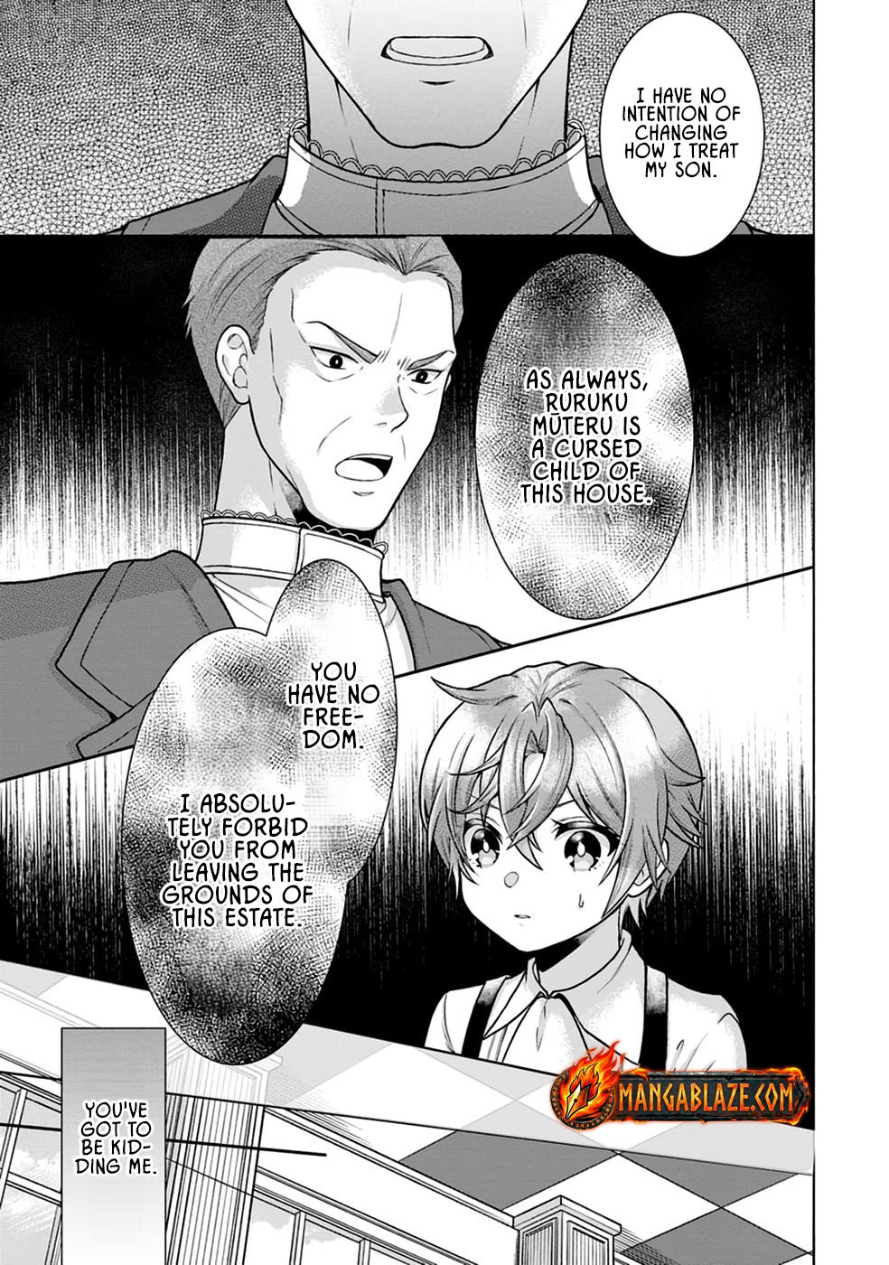 Nazo no Kodomo — Maryoku Zero no Ochikobore, Sūhi-jutsu de Nariagaru – Chapter 01 – Page 23