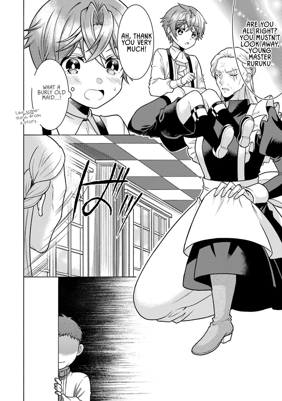 Nazo no Kodomo — Maryoku Zero no Ochikobore, Sūhi-jutsu de Nariagaru – Chapter 01 – Page 26