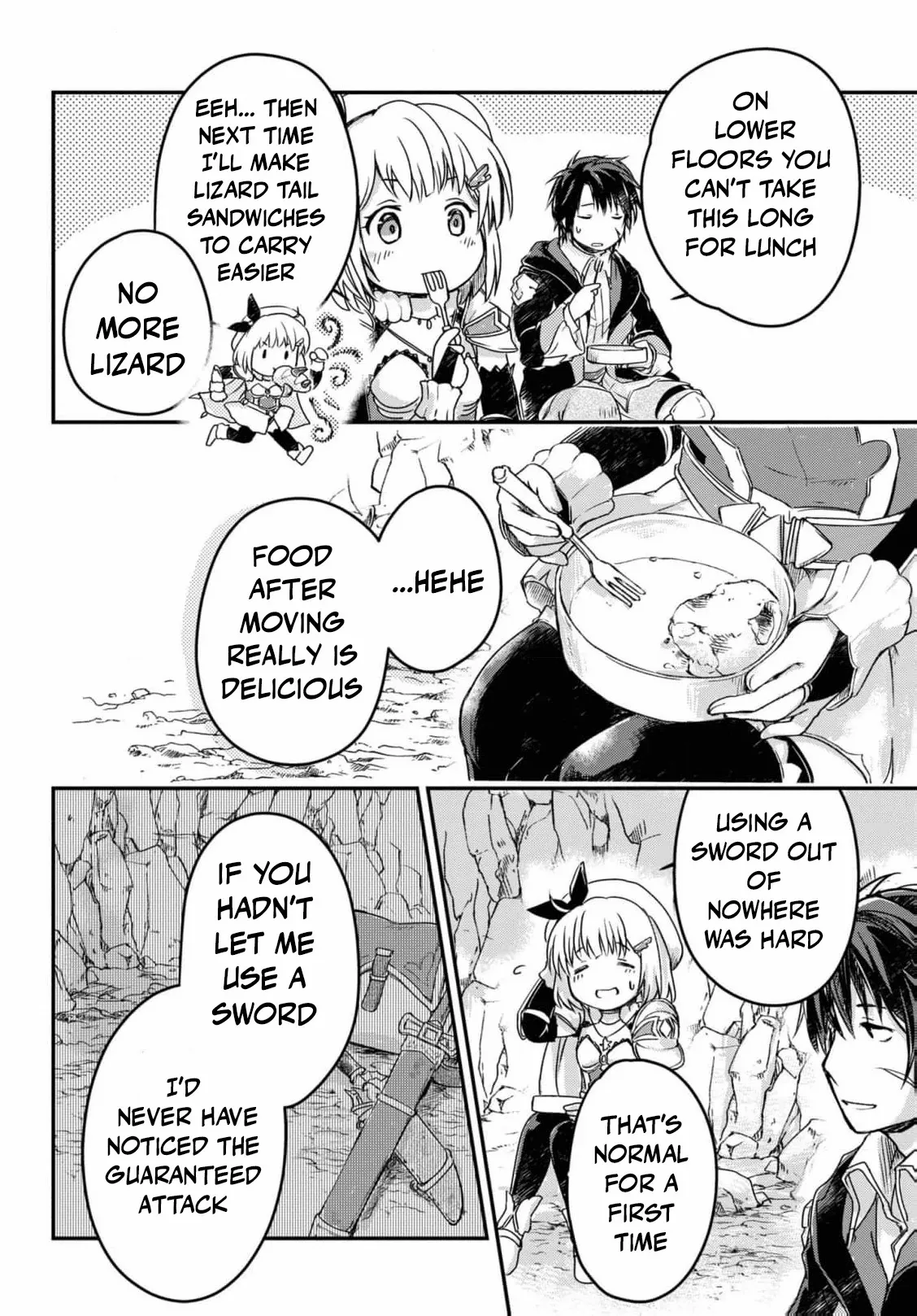 Boukensha Party wo Tsuihou sareta Kaifukushi Shoujo wo Hirotte Ikusei Shitara Masaka no Saikyou Shokugyou ni Tenshoku!? Omake ni Kanojo no Yousu ga nani yara Okashikute – Chapter 9 – Page 14