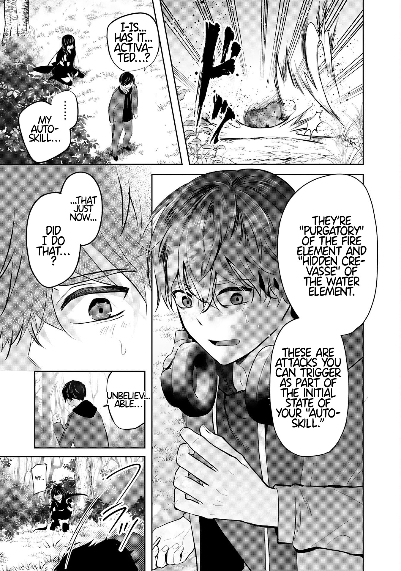 Zenjidou Kougeki (Auto) Skill de Ore Dake Chousoku Level Up: Megami ga Michibiku Taida na Tenseisha no Sakutto Isekai Kouryaku New – Chapter 01 – Page 21