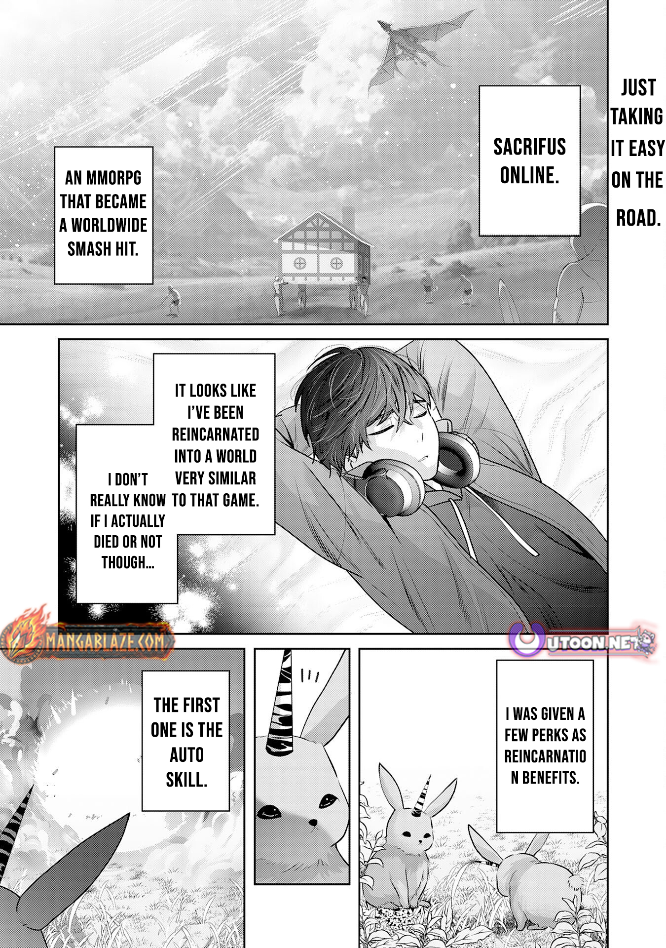 Zenjidou Kougeki (Auto) Skill de Ore Dake Chousoku Level Up: Megami ga Michibiku Taida na Tenseisha no Sakutto Isekai Kouryaku New – Chapter 02 – Page 2