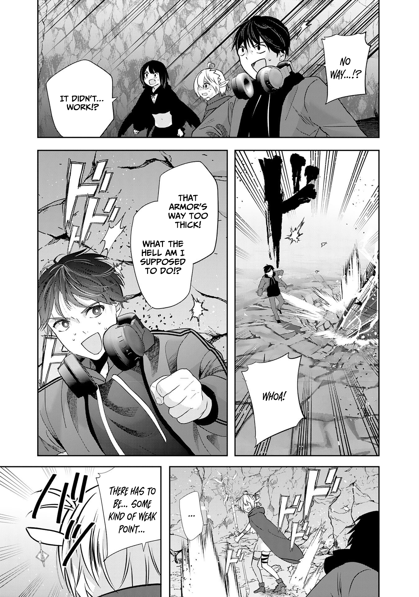 Zenjidou Kougeki (Auto) Skill de Ore Dake Chousoku Level Up: Megami ga Michibiku Taida na Tenseisha no Sakutto Isekai Kouryaku New – Chapter 02 – Page 34