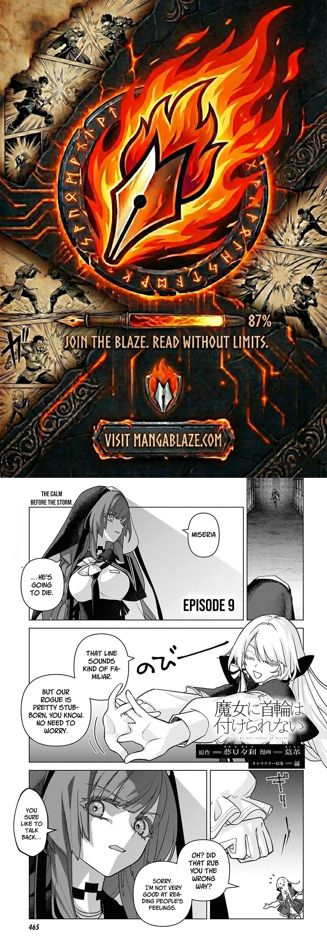 Majo ni Kubiwa wa Tsukerarenai – Chapter 09 – Page 1