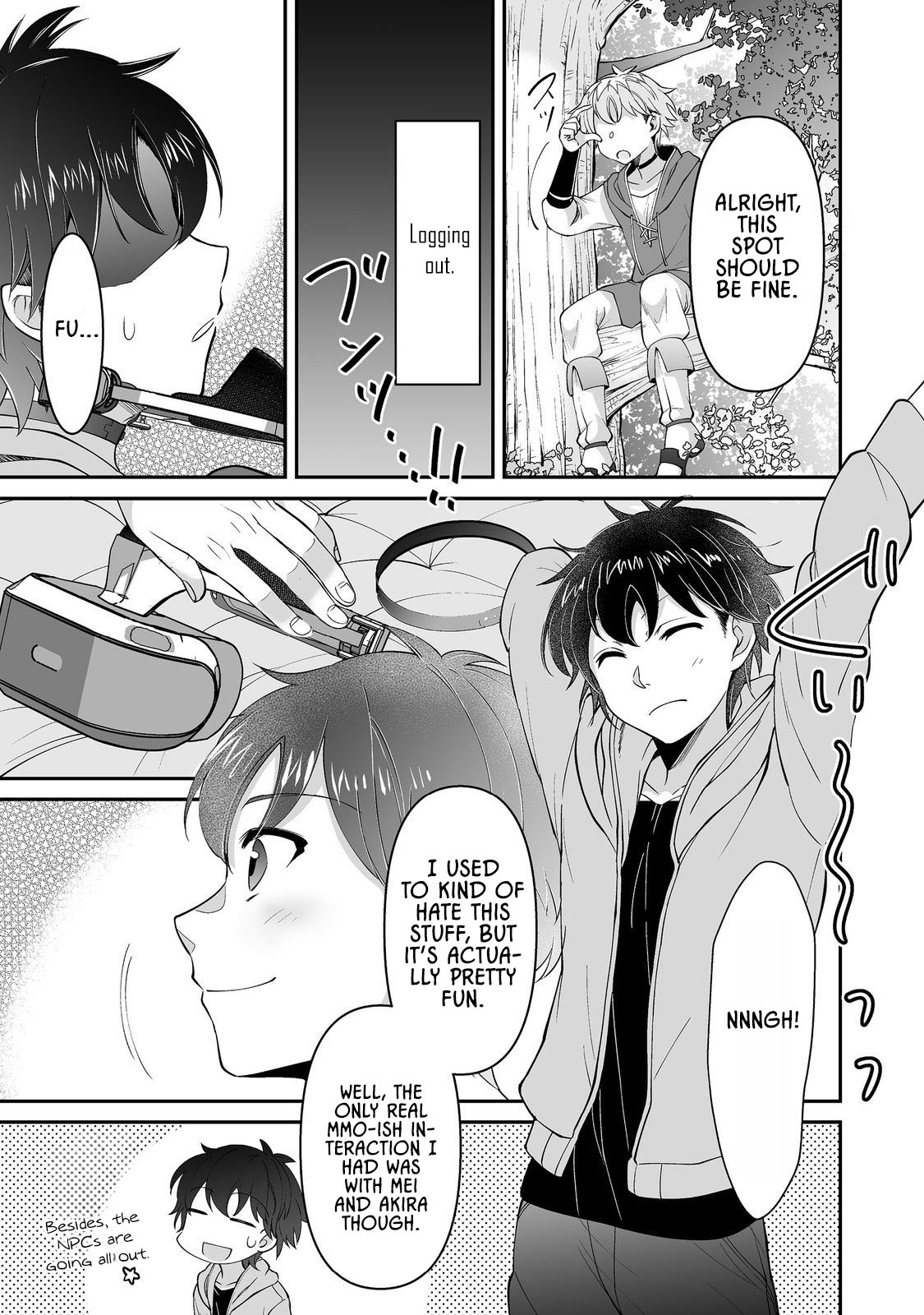 Hyahhana Osananajimi-tachi to Hajimeru VRMMO – Chapter 05.1 – Page 5