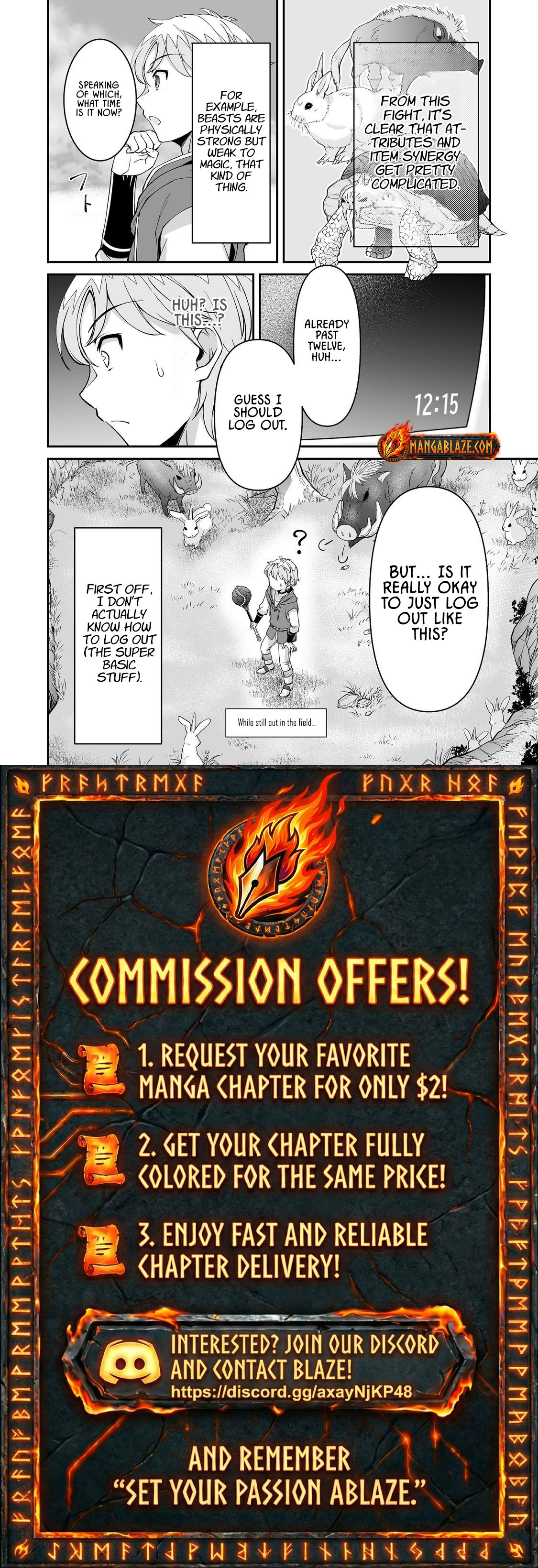 Hyahhana Osananajimi-tachi to Hajimeru VRMMO – Chapter 04.2 – Page 12