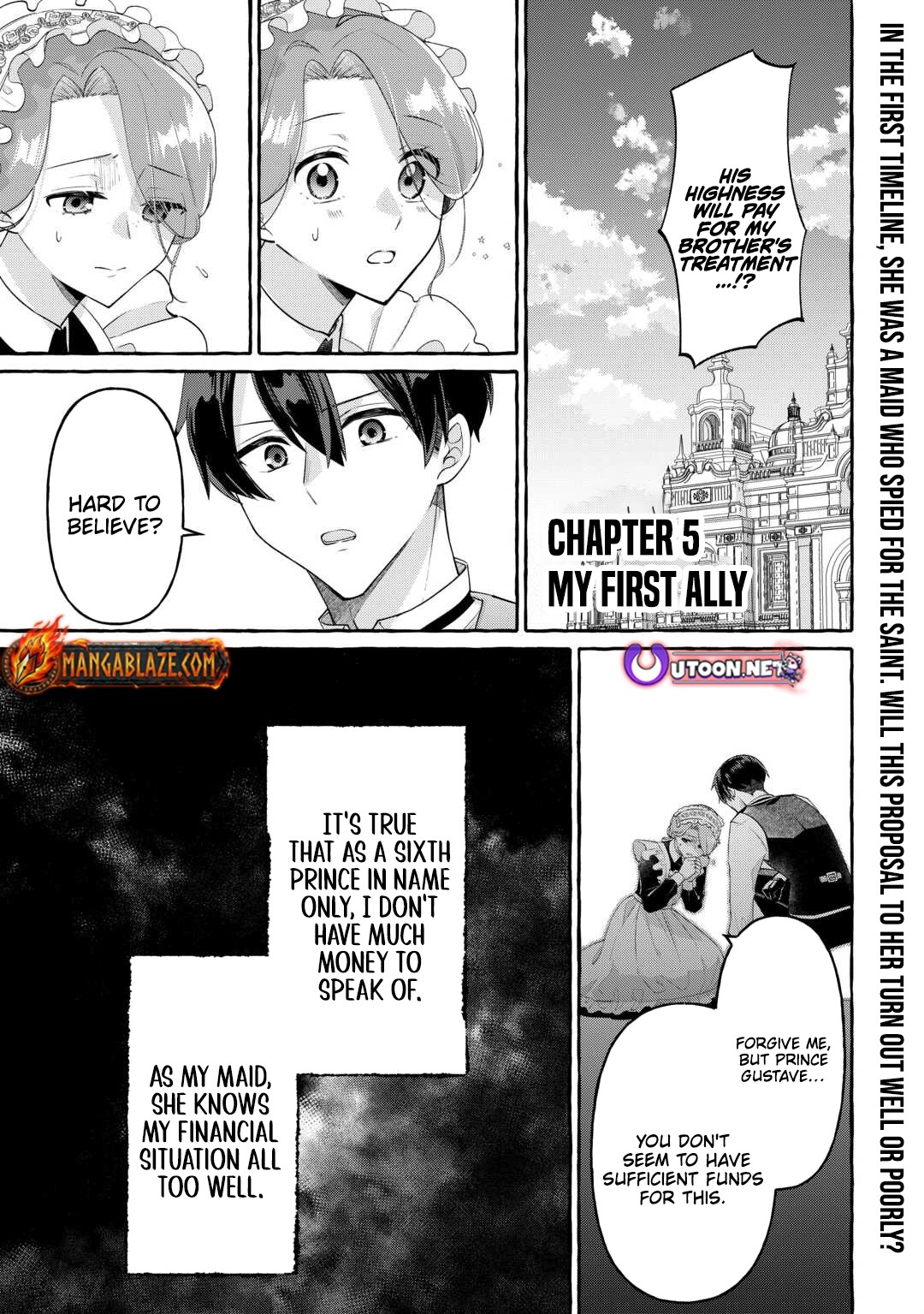 Shokei Sareta Shi ni Modori No Dairoku Ouji wa Kokoku wo Sute, Ringoku no Guillotine Koujo to Fukushuu wo Chikau – Chapter 05 – Page 2