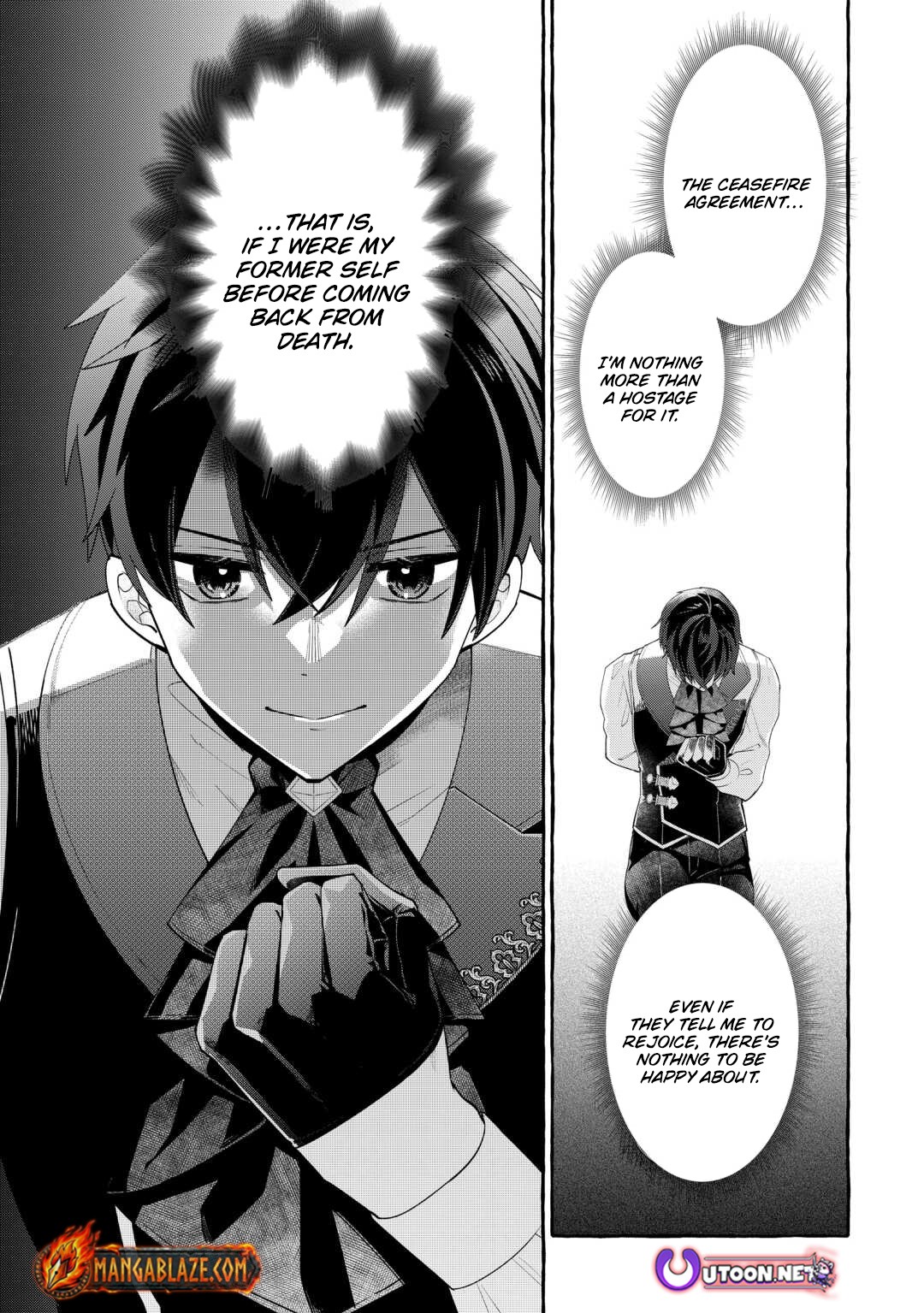 Shokei Sareta Shi ni Modori No Dairoku Ouji wa Kokoku wo Sute, Ringoku no Guillotine Koujo to Fukushuu wo Chikau – Chapter 05 – Page 18