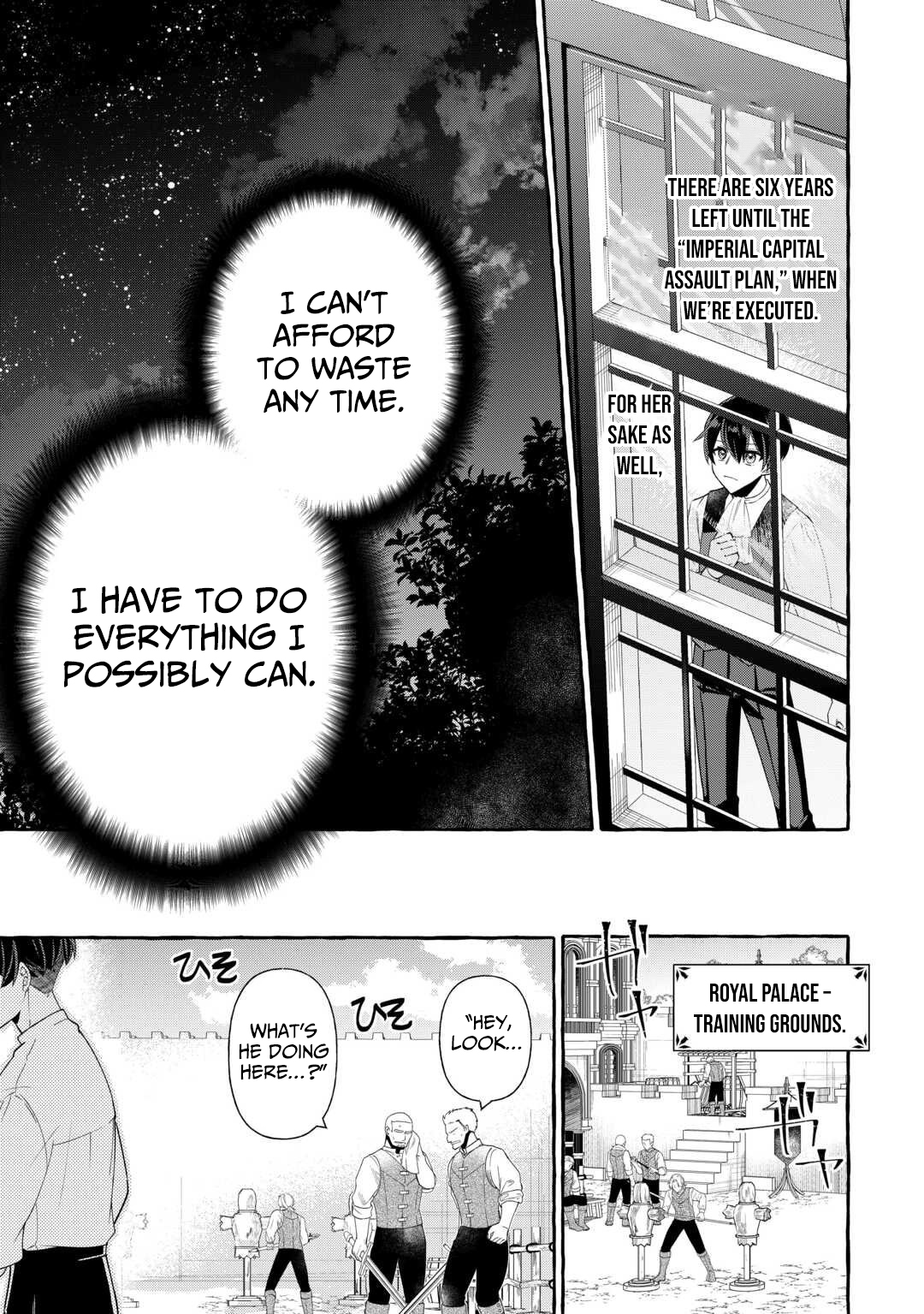 Shokei Sareta Shi ni Modori No Dairoku Ouji wa Kokoku wo Sute, Ringoku no Guillotine Koujo to Fukushuu wo Chikau – Chapter 02 – Page 13