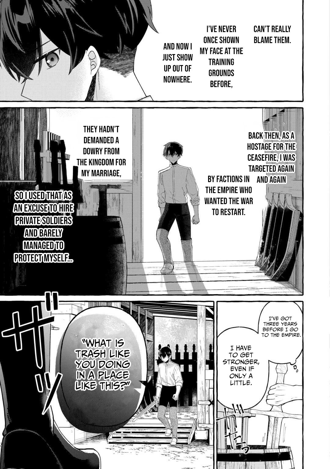 Shokei Sareta Shi ni Modori No Dairoku Ouji wa Kokoku wo Sute, Ringoku no Guillotine Koujo to Fukushuu wo Chikau – Chapter 02 – Page 14