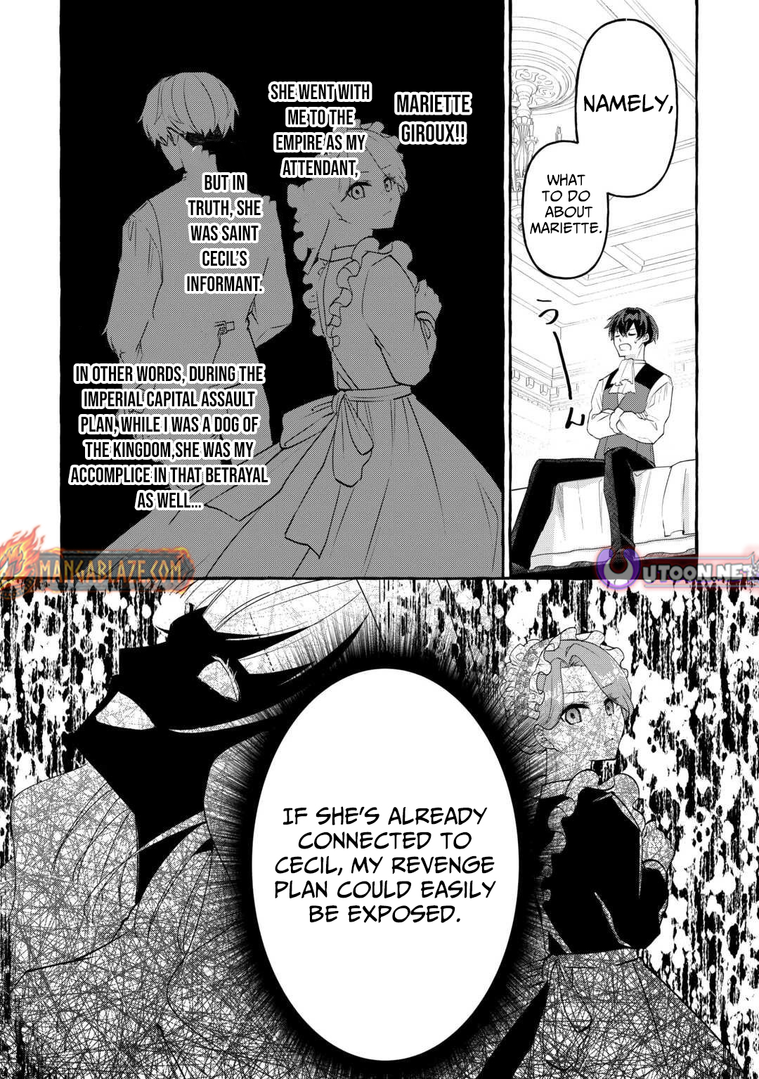 Shokei Sareta Shi ni Modori No Dairoku Ouji wa Kokoku wo Sute, Ringoku no Guillotine Koujo to Fukushuu wo Chikau – Chapter 03 – Page 17