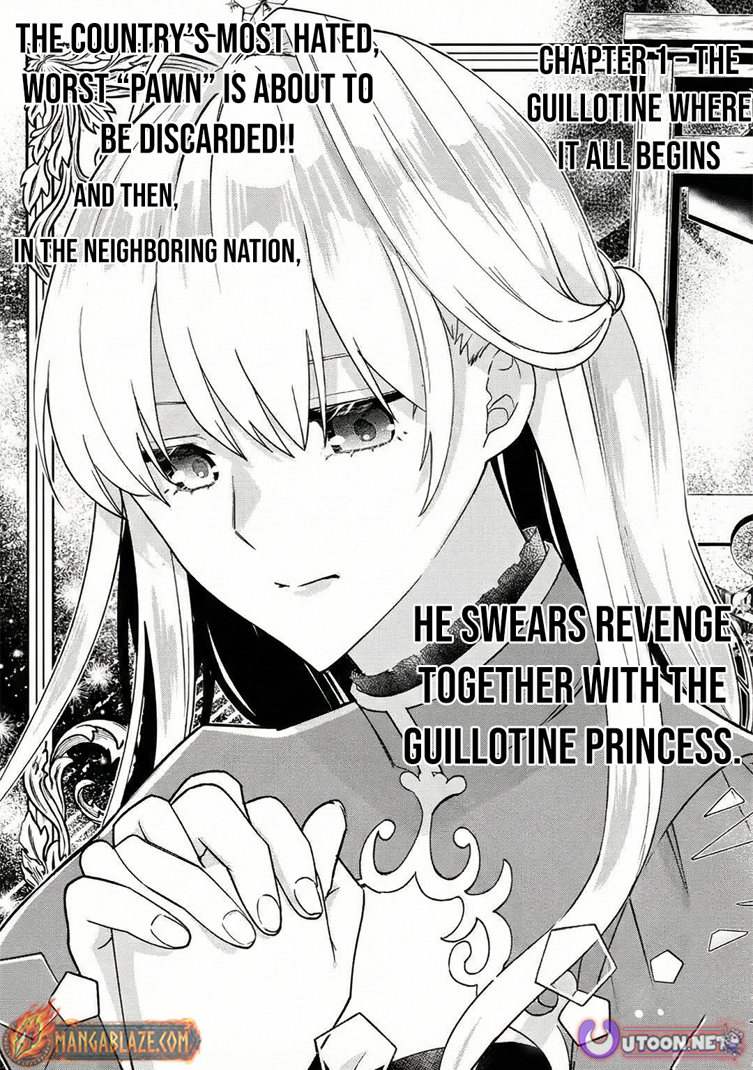 Shokei Sareta Shi ni Modori No Dairoku Ouji wa Kokoku wo Sute, Ringoku no Guillotine Koujo to Fukushuu wo Chikau – Chapter 01 – Page 6