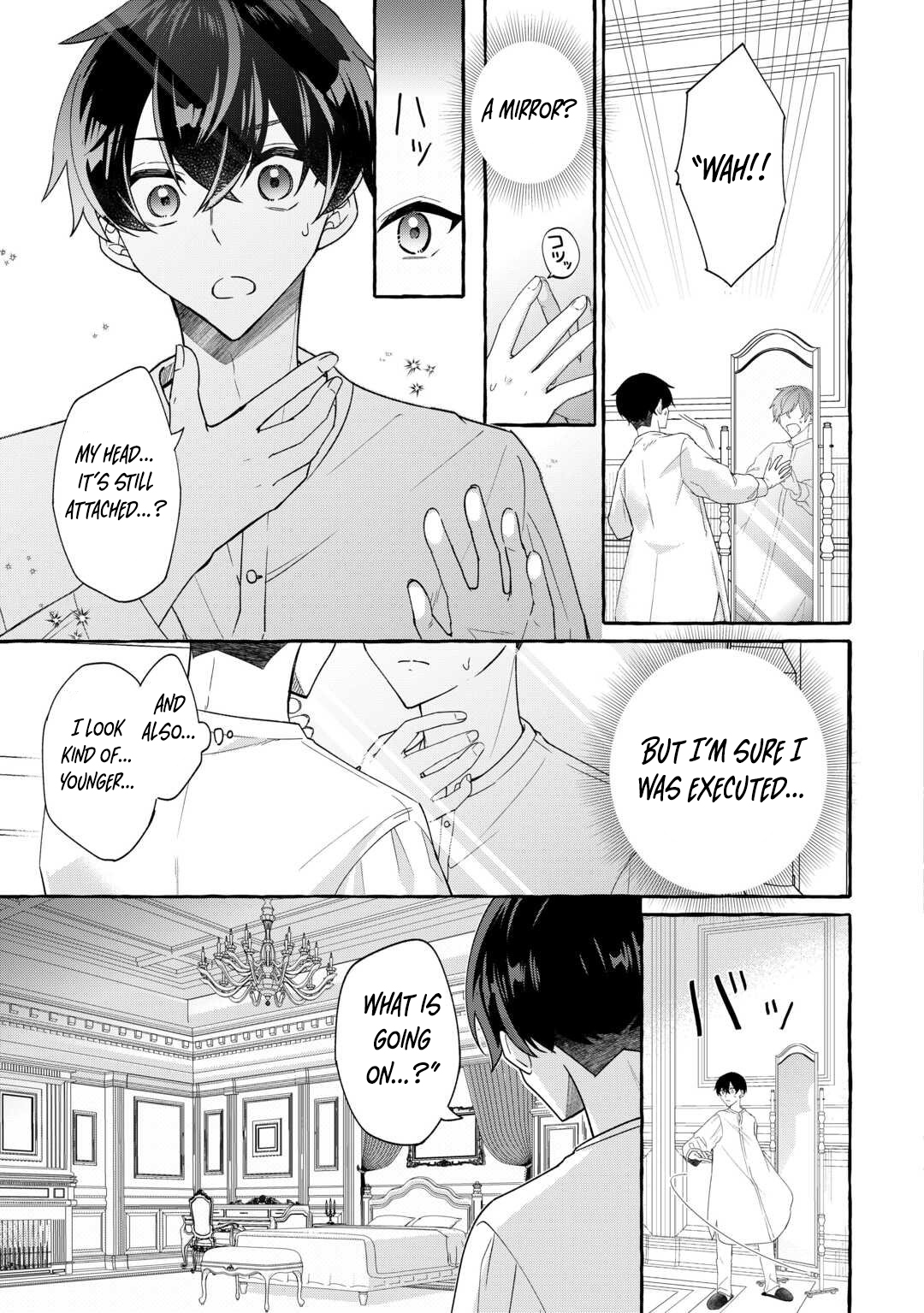 Shokei Sareta Shi ni Modori No Dairoku Ouji wa Kokoku wo Sute, Ringoku no Guillotine Koujo to Fukushuu wo Chikau – Chapter 01 – Page 41