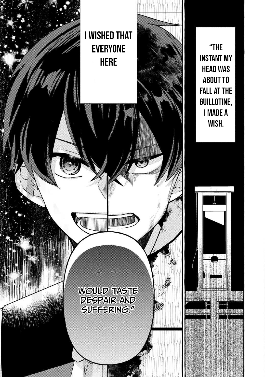 Shokei Sareta Shi ni Modori No Dairoku Ouji wa Kokoku wo Sute, Ringoku no Guillotine Koujo to Fukushuu wo Chikau – Chapter 01 – Page 49